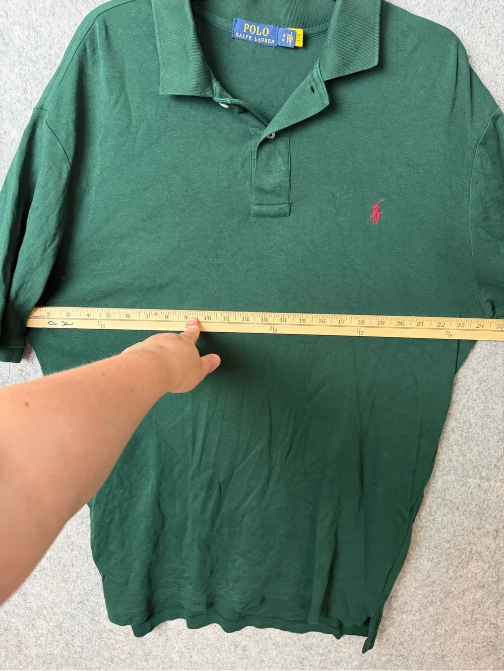 Polo by Ralph Lauren Men’s Large Tall Dark Green Classic Polo Shirt